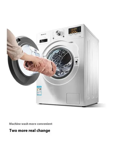 50x80cm Plush Bathroom Rug Thick Water Absorbent Non-Slip Doormat Bedroom Entrance Floor Mat - Blue