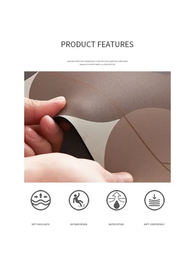 80X120cm Absorbent Diatomud Bath Mat Quick Drying Bathroom Rug Non-Slip Foot Pad Y-0201-01 - Style H