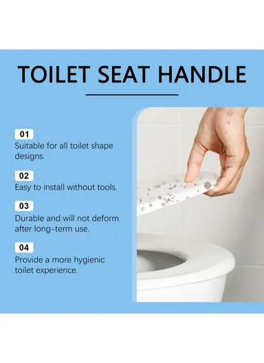 Toilet Cover Lifter Toilet Seat Handle for Bathroom, Toilet Seat Holder Lifting Tool JU-C09-0107-01 