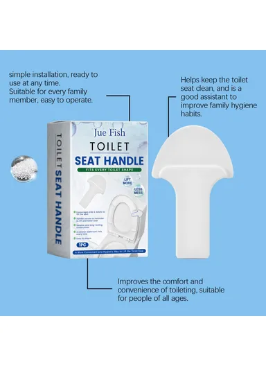 Toilet Cover Lifter Toilet Seat Handle for Bathroom, Toilet Seat Holder Lifting Tool JU-C09-0107-01 