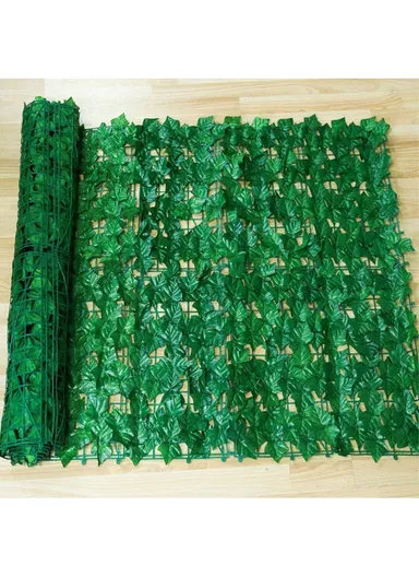 0.5m x 3m Artificial Leaf Privacy Fence Faux Leaf Hedge Fence Wall Screen for Garden Balcony Decoration
