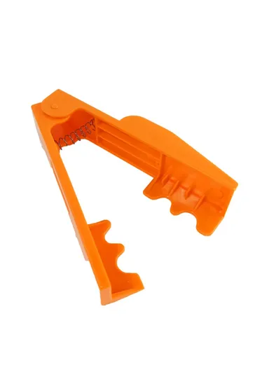Rose Leaf Thorn Stripper Kit Stripping Tool Thorn Remover Stem Cleaner Tool for Gardening Flower (L14xW4xH3)cm - Orange