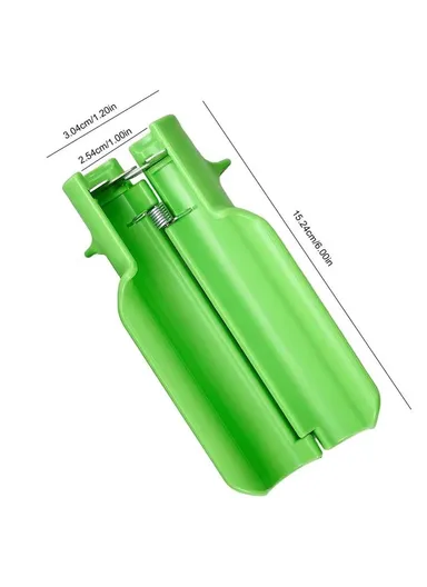 Handheld Rose Thorn Remover Portable Stem Stripper Tool for Gardening Flower Arrangement - Green