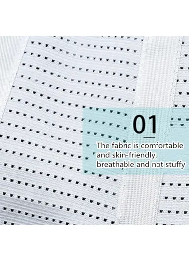 Lower Back Braces, Steel Plate Lumbar Support, Waist &amp; Back Brace Breathable Mesh Design Compression Belt Posture Corrector - XL