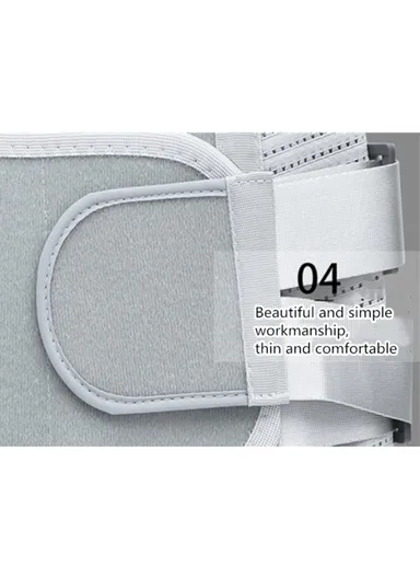 Lower Back Braces, Steel Plate Lumbar Support, Waist &amp; Back Brace Breathable Mesh Design Compression Belt Posture Corrector - S