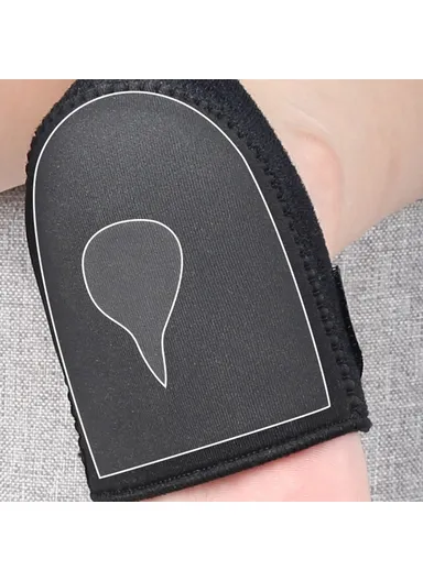 1 Pair Heel Cups SBR SEBS Adjustable Heel Cushion Pad with Holes 059 - Beige+Orange S