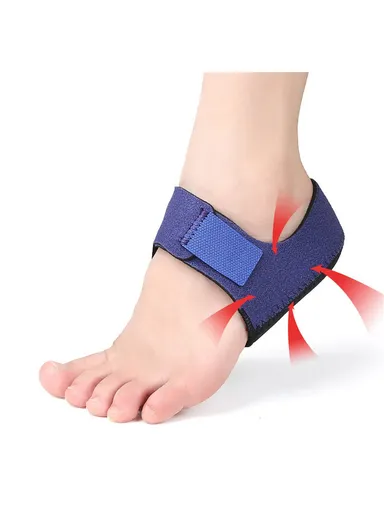 1 Pair Heel Cups SBR SEBS Adjustable Heel Cushion Pad with Holes 059 - Beige+Orange S