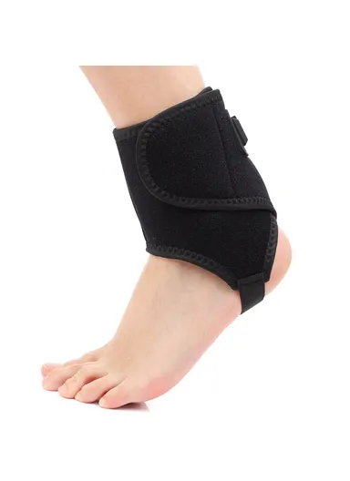 Electric Heating Ankle Brace, Sports Hot Compress Wrap for Pain Relief, Sprain Recovery, Foot Care Warming Support Belt Guard WS-80051