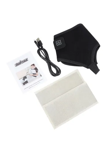 Electric Heating Ankle Brace, Sports Hot Compress Wrap for Pain Relief, Sprain Recovery, Foot Care Warming Support Belt Guard WS-80051