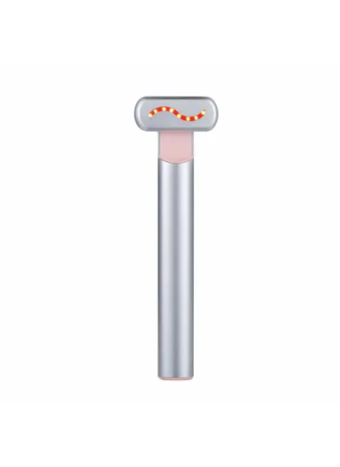 EMS Microcurrent Heating Eye Cream Introducer Eye Massager Beauty Device YA-113 - Silver