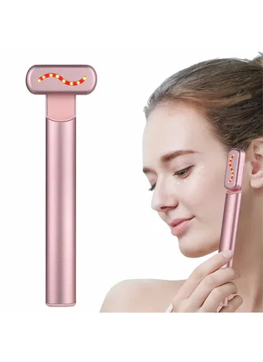 EMS Microcurrent Heating Eye Cream Introducer Eye Massager Beauty Device YA-113 - Silver