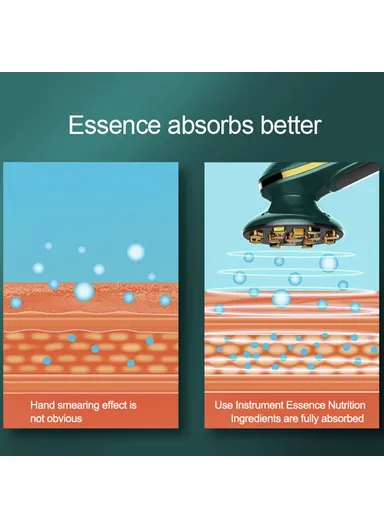 18K Gold-Plated Radio Frequency Facial Skin Massager Rejuvenation EMS Beauty Device (with CE) DY-104 