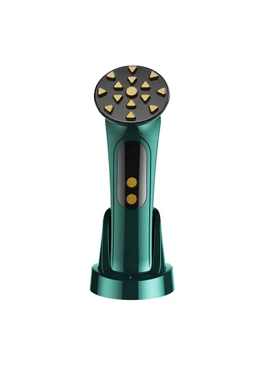 18K Gold-Plated Radio Frequency Facial Skin Massager Rejuvenation EMS Beauty Device (with CE) DY-104 