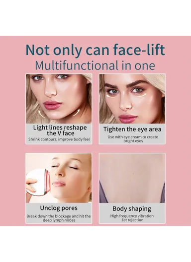 Household Electronic Gua Sha Facial Massager Portable Skin Scraping Device for Eye / Face / Wrinkles HWQ014 - White