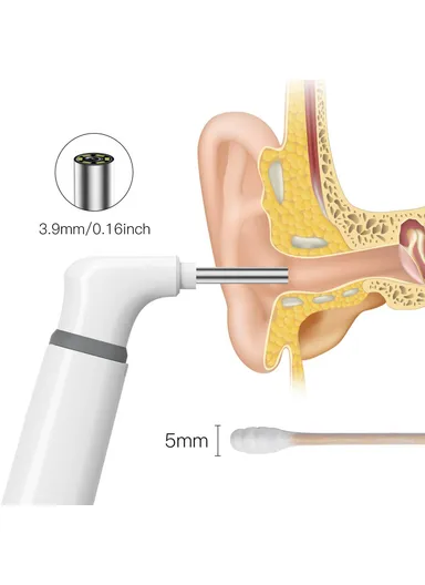 3.9mm WiFi Visual Otoscope Ear Endoscope Camera Ear Wax Cleaner Camera SA39W