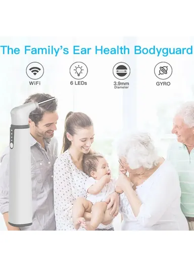 3.9mm WiFi Visual Otoscope Ear Endoscope Camera Ear Wax Cleaner Camera SA39W