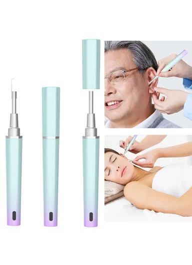 350mAh 5.0MP USB Rechargeable Endoscope Earwax Remover With Multiple Earspoons Y99 - Pink