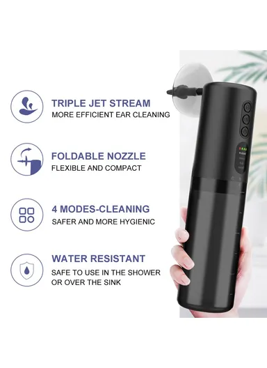 Electric Ear Wax Removal Device IPX6 Waterproof Ear Washer Cleaning Tool FB009 