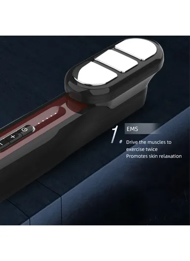 Multifunction Electric Comb EMS Microcurrent Meridian Massage Brush ST-1502 
