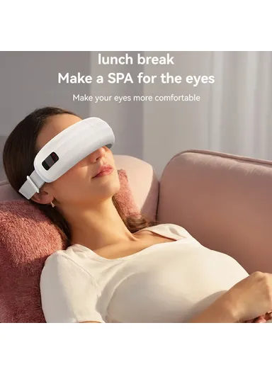 3 Levels Hot Compress Rechargeable Eye Massager Eye Fatigue Relief Device MG13 