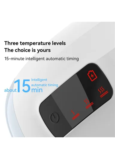 3 Levels Hot Compress Rechargeable Eye Massager Eye Fatigue Relief Device MG13 