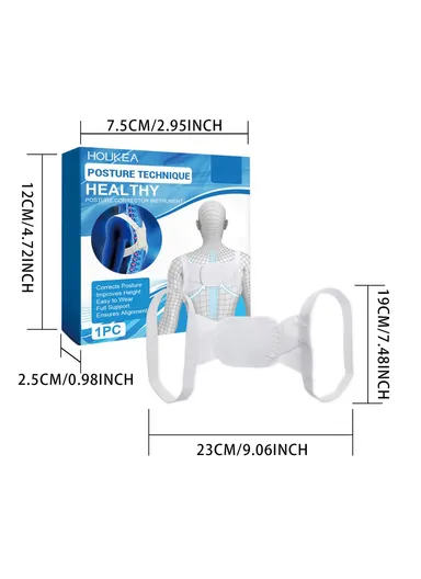 Healthy Posture Corrector Anti-Hunchback Back Shoulder Posture Correction Strap HKA06-A039-1-BU1 