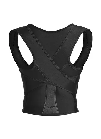 Dual Strap System Adjustable Lightweight &amp; Comfortable Back Posture Corrector Strap Breathable Shoulder Support Belt 3112 - S