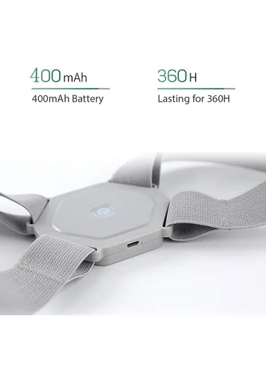 Adult Kid Posture Corrector Adjustable Angle Straightener Back Brace with Built-in Smart Sensor Vibration Reminder