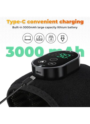 Intelligent 6 Gears Temperature Control Winter Electric Heating Knee Massager Warmer (CE Certified)