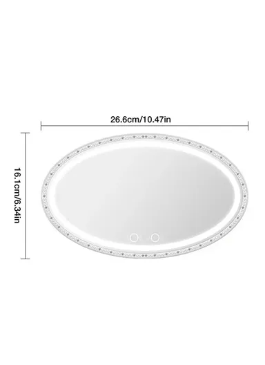 Car Sun Visor LED Vanity Mirror Touch Control Makeup Mirror for Truck SUV  JX2616 