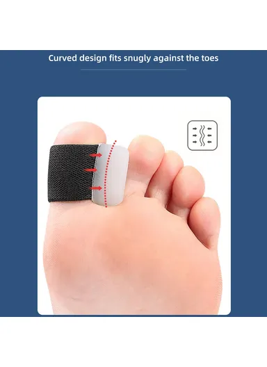 1 Pair Toe Separator Bunion Corrector Big Toe Bunion Straightener Pain Relief Alignment Aid Size S 114 - Nude