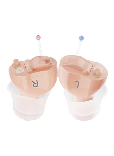 1 Pair Invisible CIC Hearing Amplifier 16 Channels Noise Reduction Wireless Hearing Aid for Elderly Deaf F23D3 