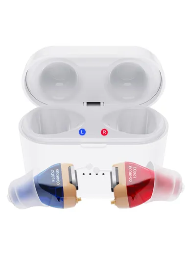 Invisible In-Ear Digital Hearing Aid Elderly Noise Reduction Hearing Amplifier F50D2 (1 Pair)