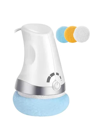 Handheld Body Massager Multi-Function Anti-Cellulite Device with 3 Washable Massage Pads - EU Plug