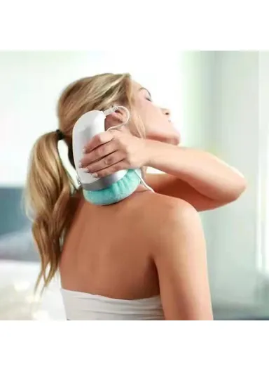 Handheld Body Massager Multi-Function Anti-Cellulite Device with 3 Washable Massage Pads - EU Plug