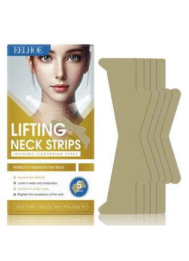 5Pcs Neck Firming Patches Anti Wrinkle Moisturizing Lifting Neck Care Stickers EE-A06-0337-01 