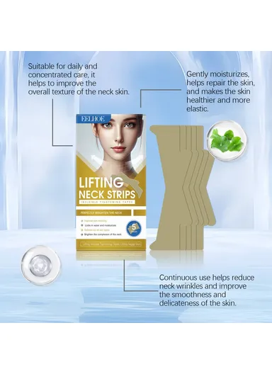 5Pcs Neck Firming Patches Anti Wrinkle Moisturizing Lifting Neck Care Stickers EE-A06-0337-01 