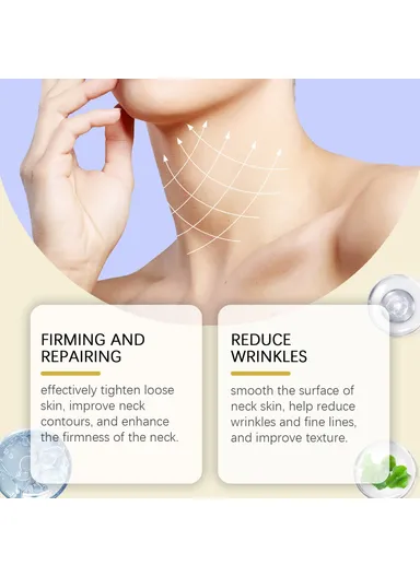 5Pcs Neck Firming Patches Anti Wrinkle Moisturizing Lifting Neck Care Stickers EE-A06-0337-01 