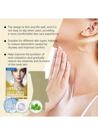 5Pcs Neck Firming Patches Anti Wrinkle Moisturizing Lifting Neck Care Stickers EE-A06-0337-01 