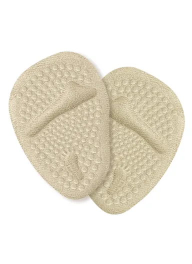 1Pair Free Size Gel Metatarsal Pads, Anti Slip Foot Cushions for Pain Relief - Lint Apricot