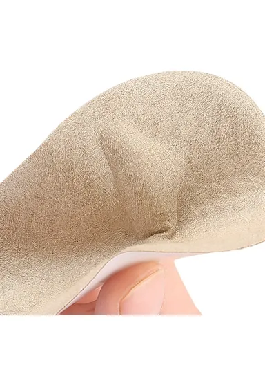 1Pair Free Size Gel Metatarsal Pads, Anti Slip Foot Cushions for Pain Relief - Lint Light Yellow