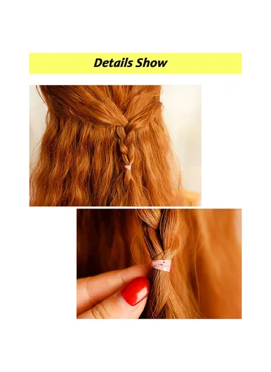 500Pcs Baby Kids Girls Hair Ties, Toddler Hair Holders, Elastic Rubber Bands with Clear Box - Multi-color