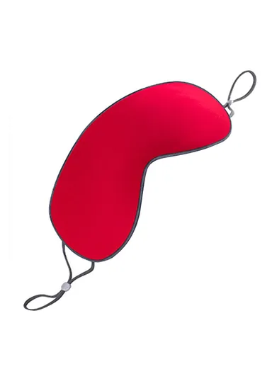 Double Side Shading Eye Mask Breathable Men Women Relieve Fatigue Nap Sleep Shading Blindfold - Red Cool Side / Wine Red Warm Side