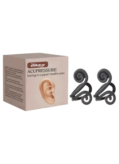 1 Pair Anti-Tinnitus Earrings, Ear Pressure Relief Ear Clip, Ear Discomfort Reducer SOA06-A207-2-BN1
