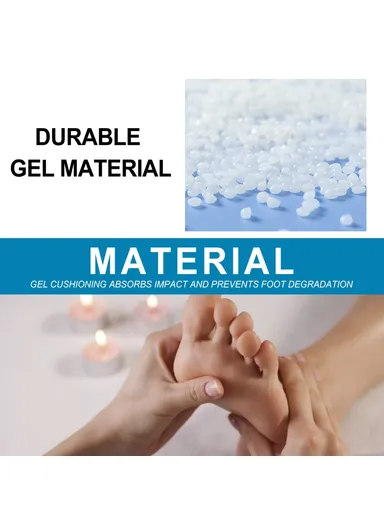 1 Pair Metatarsal Pads, Forefoot Pressure Reducer, Toe Loop Gel Cushions SOA08-A059-2-BU1