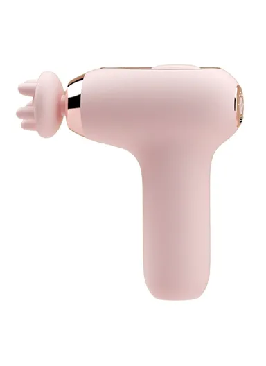 Mini Massage Gun 5 Speeds Low Noise Portable High Frequency Vibration Muscle Relaxer H25 - Pink