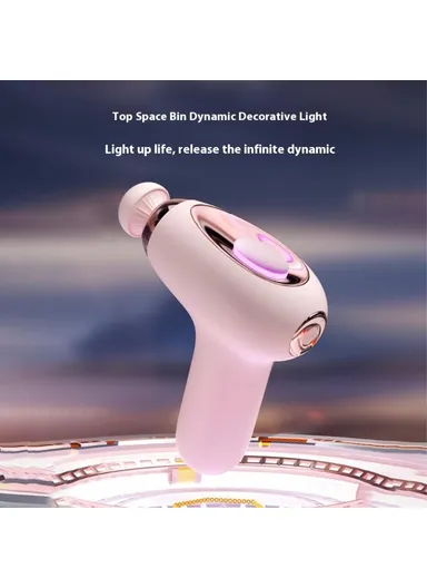 Mini Massage Gun 5 Speeds Low Noise Portable High Frequency Vibration Muscle Relaxer H25 - Pink