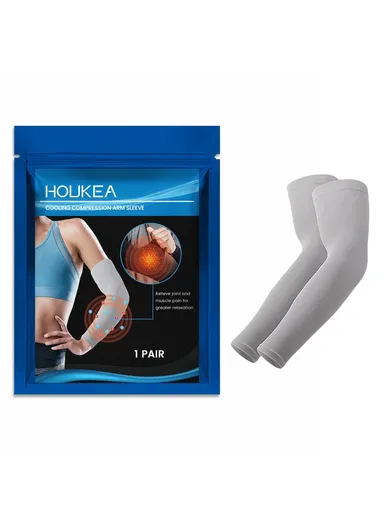Cooling Compression Arm Sleeves for Joint Discomfort Relief and Daily Nourishing Care