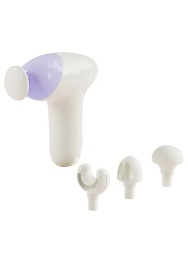 Portable High Frequency Vibration Massager for Muscle Relaxation, 5 Speeds Adjustable Mini Massage Gun H35 - Purple