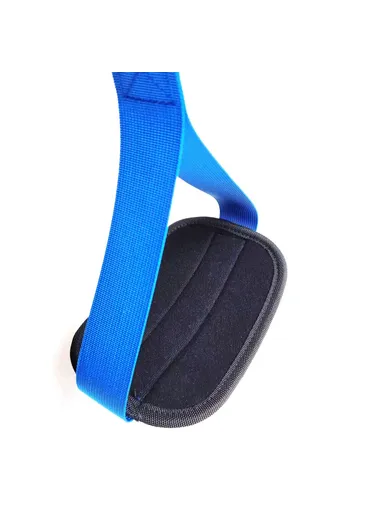 Leg Lifter Strap with Padded Handle for Hemiplegia Hip Knee Recovery Training Mobility Aid - Pink